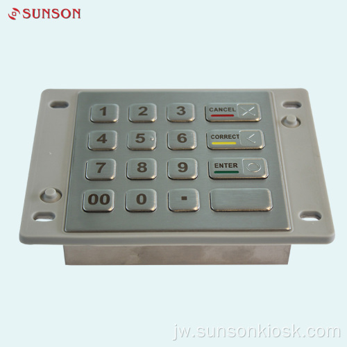 Lumahing disapu resik PIN pad